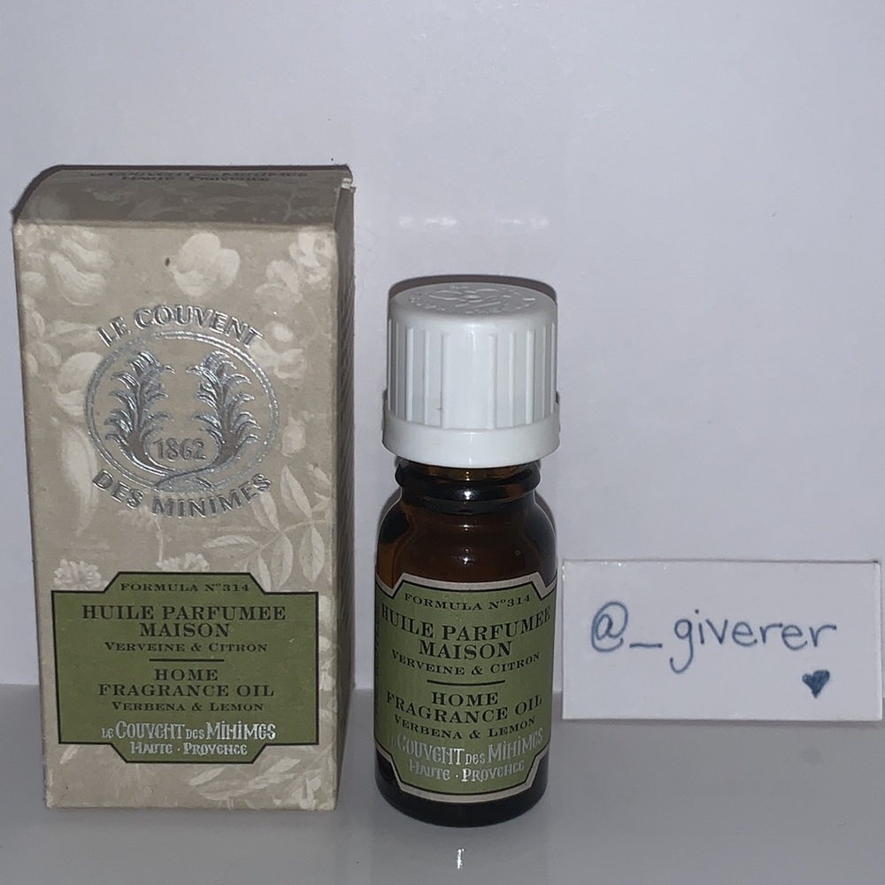 LE Couvent Des Minimes Verbena Home Fragrance Oil